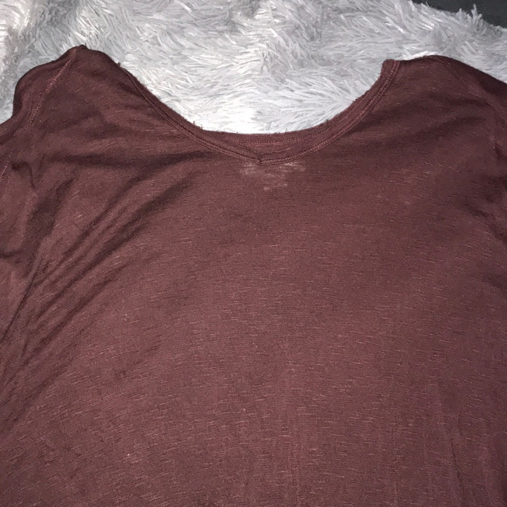 Purple/maroon short sleeve shirt!